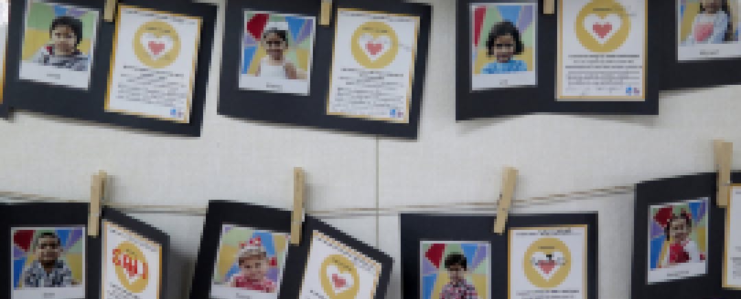 Parents write their commitments to their child, which is posted on classroom walls Parents write their commitments to their child, which is posted on classroom walls