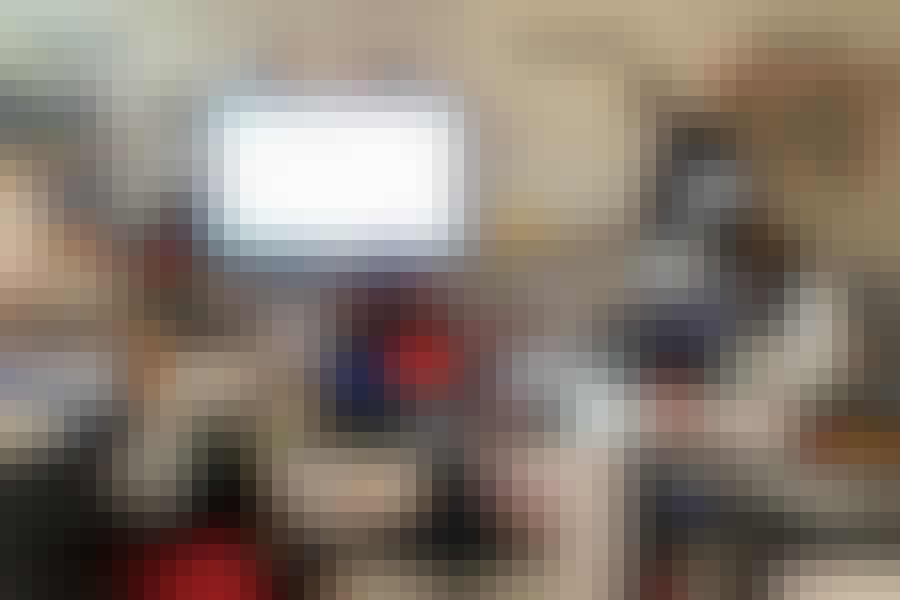 John Lewis Elementary School in Washington, D.C., was renovated in 2021. Photo by Nadia Tamez-Robledo for EdSurge. 