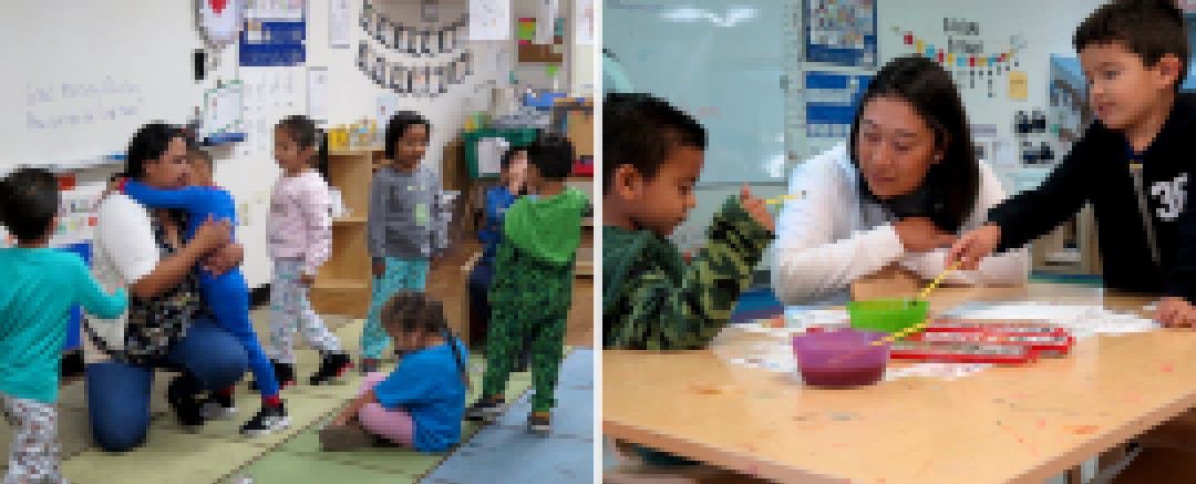 Karen Melendez and Martha Paramo Garcia, kindergarten teachers at The Primary School Karen Melendez and Martha Paramo Garcia, kindergarten teachers at The Primary School