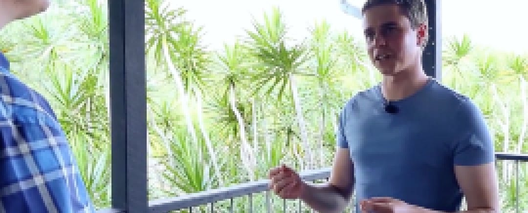 Matthew Thompson teaching MOOC